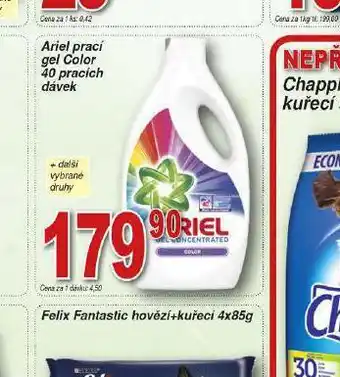 Lidl Ariel prací gel color nabídka