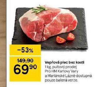 Tesco Vepřová plec bez kosti nabídka