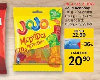 Tesco Jojo bonbony nabídka