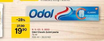 Tesco Odol classic zubní pasta nabídka