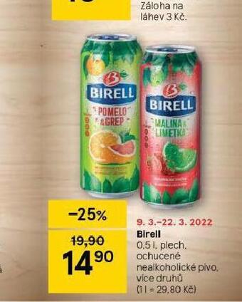 Tesco Birell nabídka