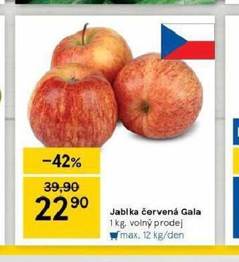 Tesco Jablka červená gala nabídka