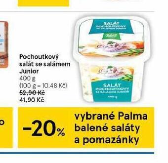 Tesco Pochoutkový salát se salámem junior nabídka