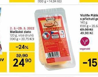 Tesco Blaťácké zlato nabídka
