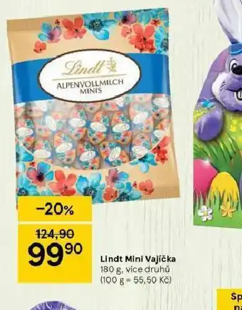 Tesco Lindt mini vajíčka nabídka