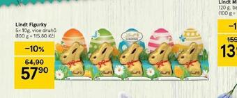 Tesco Lindt figurky nabídka