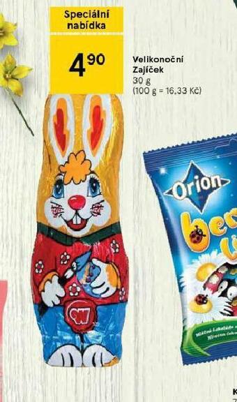 Tesco Velikonoční zajíček nabídka