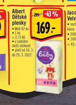 Jip Albert dětské pleny nabídka