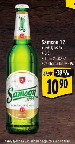 Jip Pivo samson 12 nabídka