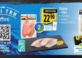 Jip Tilápie - filet nabídka