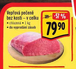 Albert Vepřová pečeně bez kosti nabídka