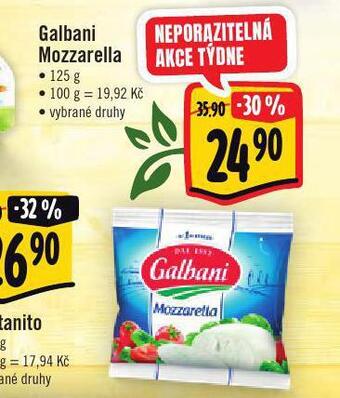 Jip Mozzarella nabídka