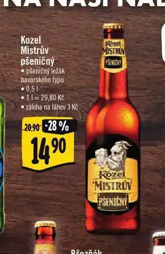 Albert Pivo kozel mistrův ležák nabídka