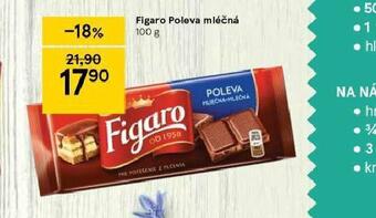 Tesco Figaro poleva mléčná nabídka