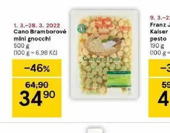 Cano barmborové gnocchi