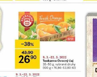 Tesco Teekanne ovocný čaj nabídka