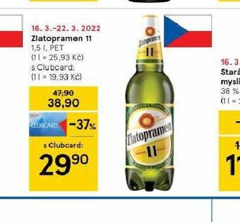 Pivo zlatopramen 11