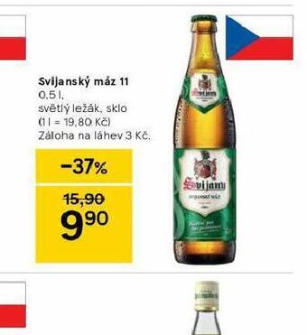 Tesco Pivo svijanský máz 11 nabídka