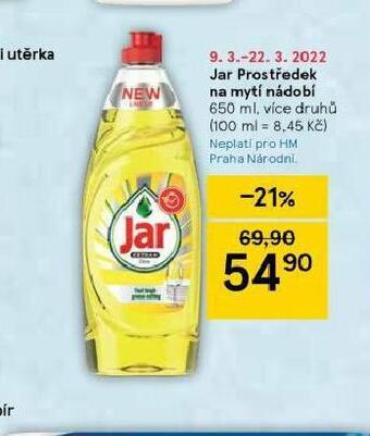 Tesco Jar prostředek na nádobí nabídka