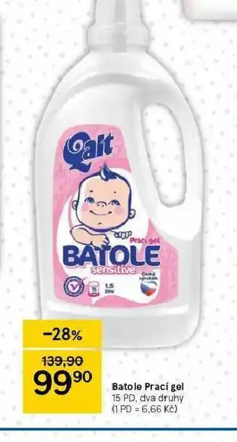 Tesco Batole prací gel nabídka