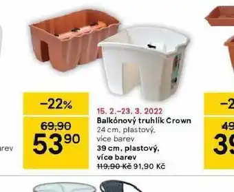 Tesco Balkonový truhlík nabídka