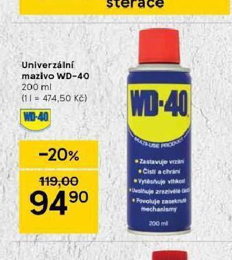 Tesco Univerzální mazivo wd-40 nabídka