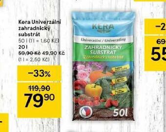 Tesco Kera univerzální zahradnický substrát nabídka