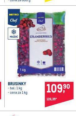 Makro Brusinky nabídka