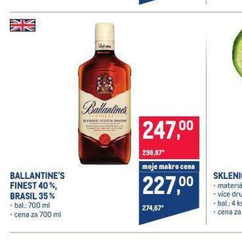 Makro Ballantine´s finest 40% nabídka
