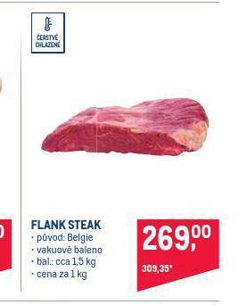 Makro Flank steak nabídka