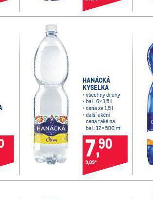 Makro Hanácká kyselka nabídka