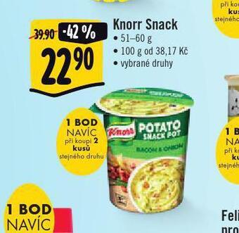 Jip Knorr snack nabídka