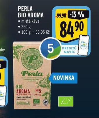 Jip Perla bio aroma mletá káva nabídka