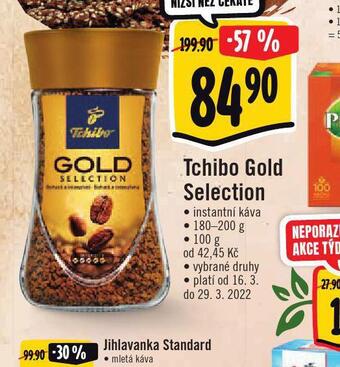 Jip Tchibo gold selection nabídka