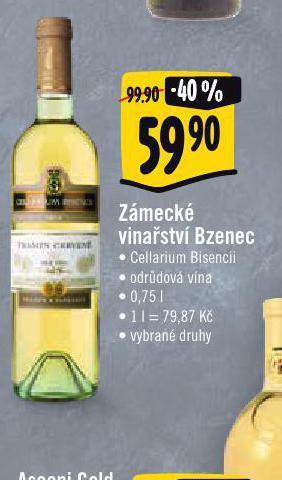 Jip Zámecké vinařství bzenec nabídka