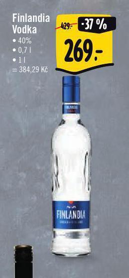 Jip Finlandia vodka nabídka