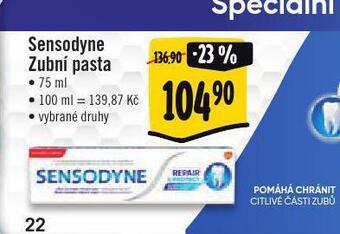 Jip Sensodyne zubní pasta nabídka