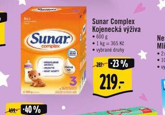 Jip Sunar complex kojenecká výživa nabídka