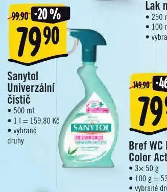 Jip Sanytol uiverzální čistič nabídka