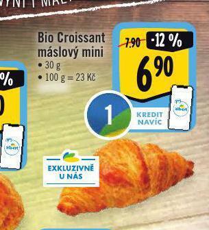 Albert Bio croissant máslový nabídka