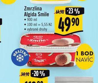 Albert Zmrzlina algida smile nabídka