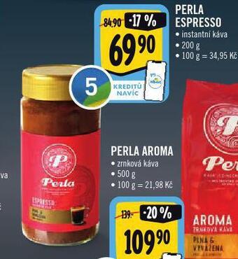 Albert Káva perla aroma nabídka