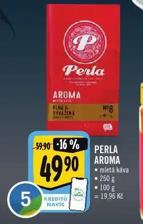Albert Káva perla aroma nabídka