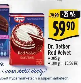 Albert Dr. oetker red velvet nabídka