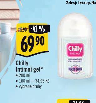 Albert Chilly intimní gel nabídka