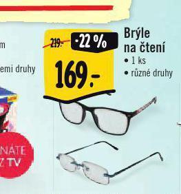 Albert Brýle na čtení nabídka