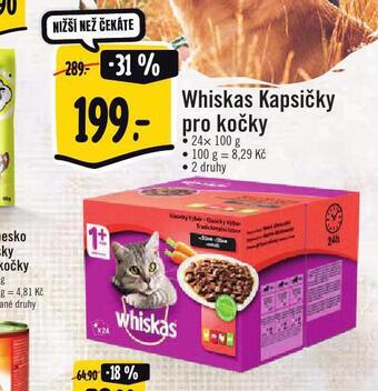 Albert Whiskas kapsičky pro kočky nabídka