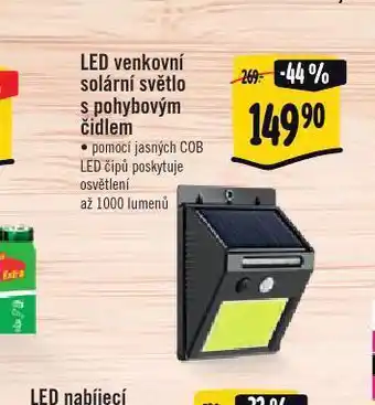 Albert Led venkovní solární světlo nabídka