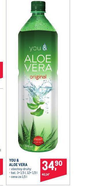 Makro You & aloe vera nabídka