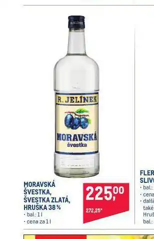 Makro Moravská švestka, hruška, zlatá švestka nabídka